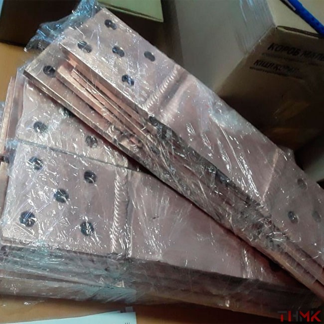 Компенсатор шинный медный КШМ 60x10 Б У2